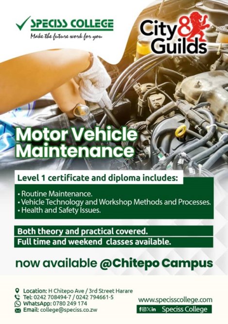 speciss-college-city-and-guilds-motor-mechanics-course-Zimtrader-email-advertising