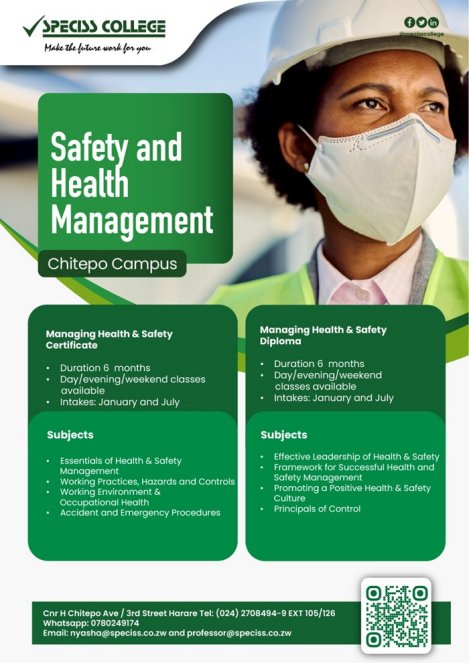 Speciss-chitepo-campus-health-and-safety-management-course-Zimtrader-email-advertising