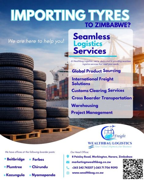 wealthbag-logistics-seamless-tyre-imports-to-zim-Zimtrader-email-advertising